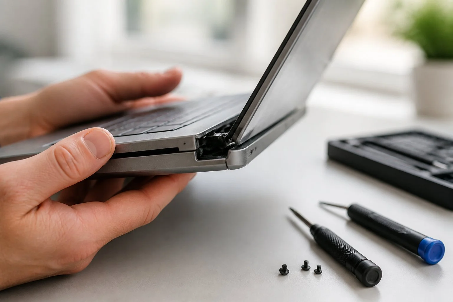 Why Laptop Hinges Really Break, and How a £5 Tension Reset Prevents a £300 Motherboard Job