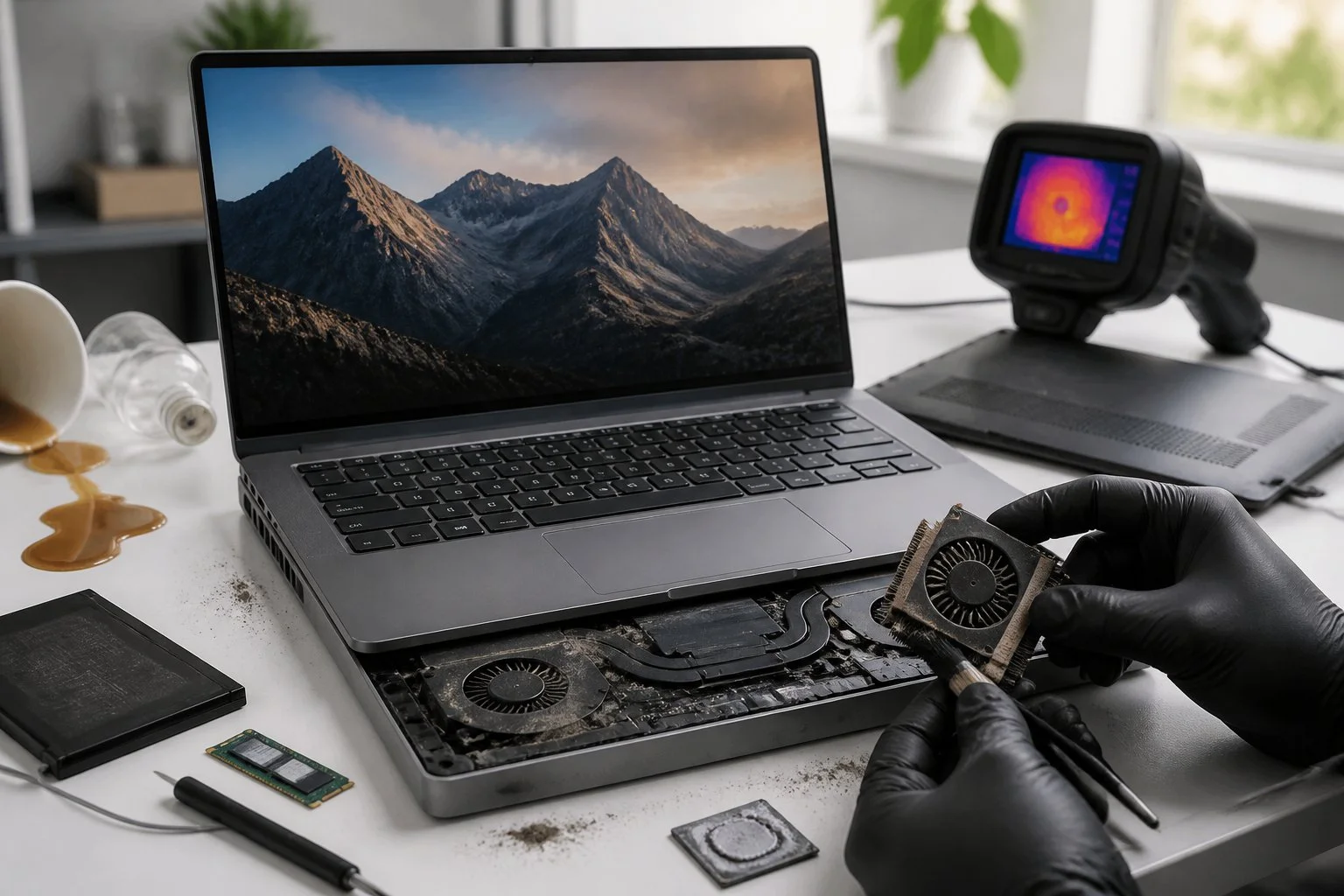 Why Laptops Overheat: The 7 Real Causes We See in the Workshop (Practical Fixes Before You Replace It)