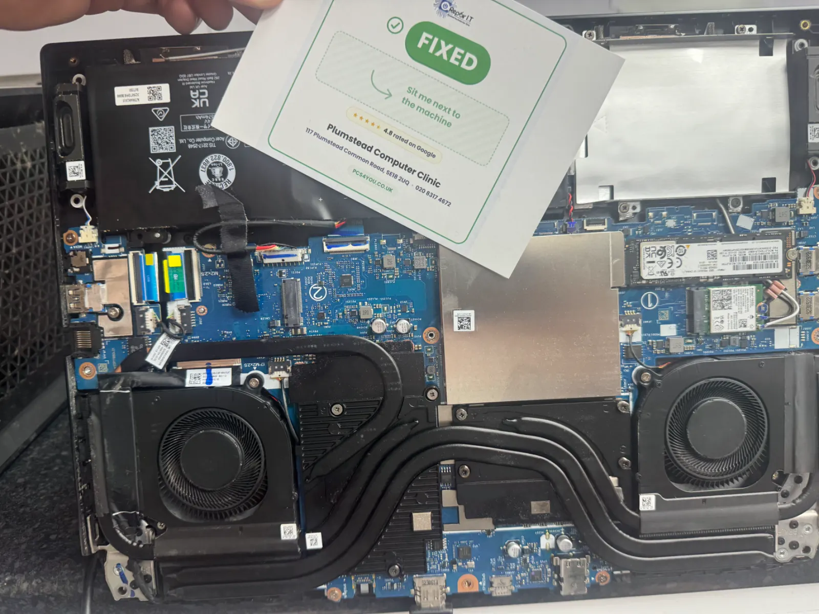 After fan clean
